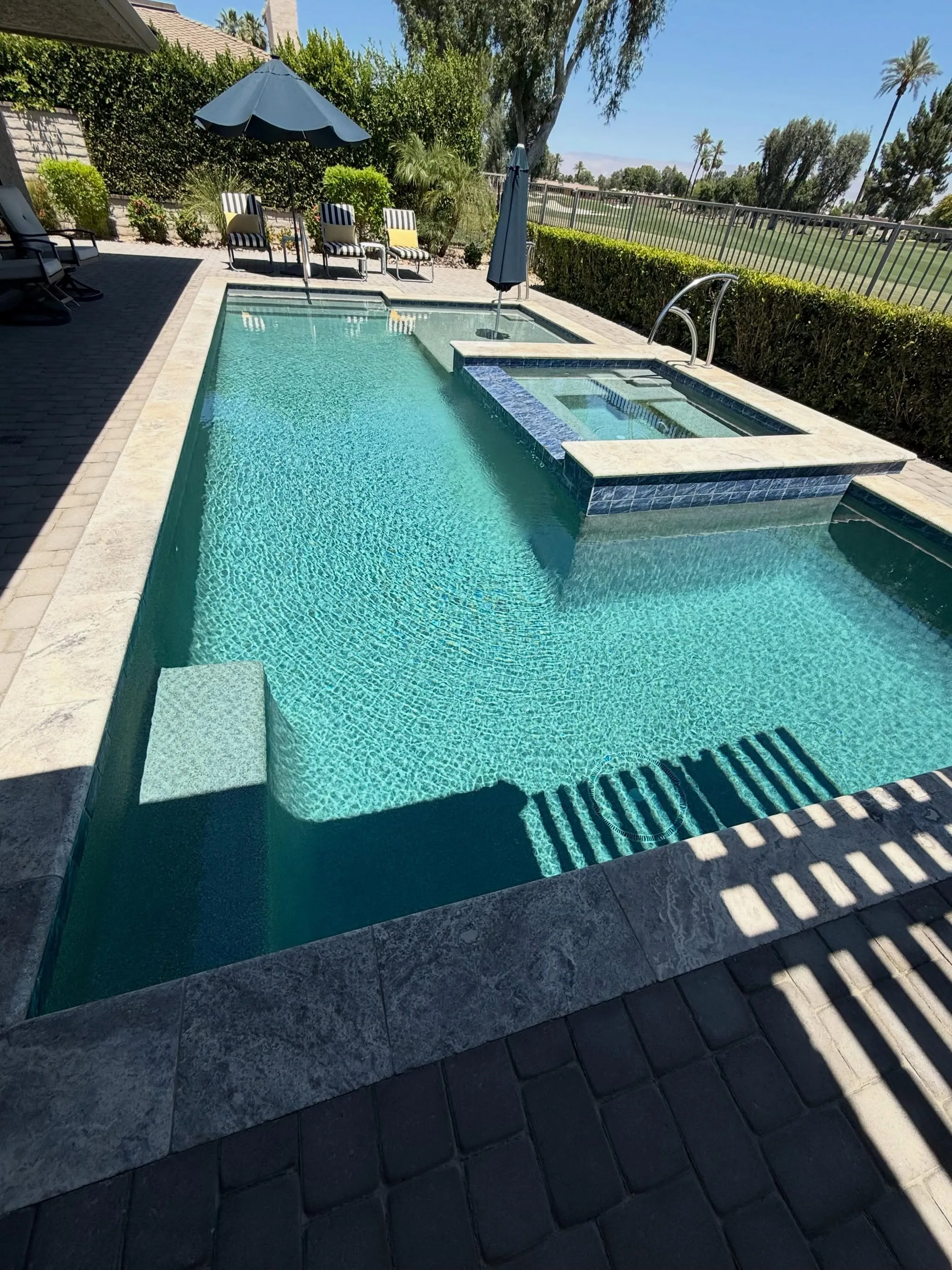 Clean, balanced pool on the weekly route
